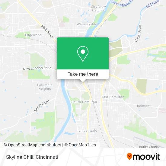 Skyline Chili map