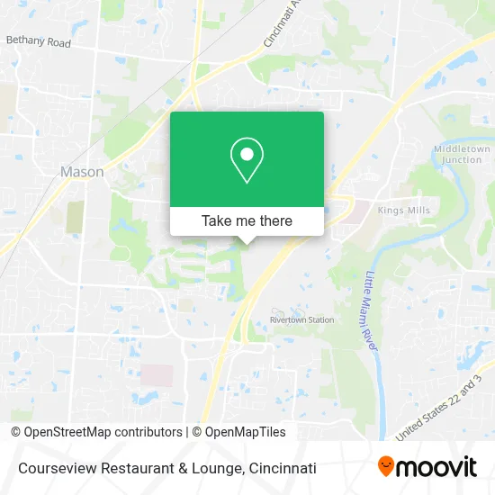 Courseview Restaurant & Lounge map