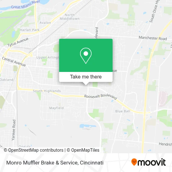 Monro Muffler Brake & Service map