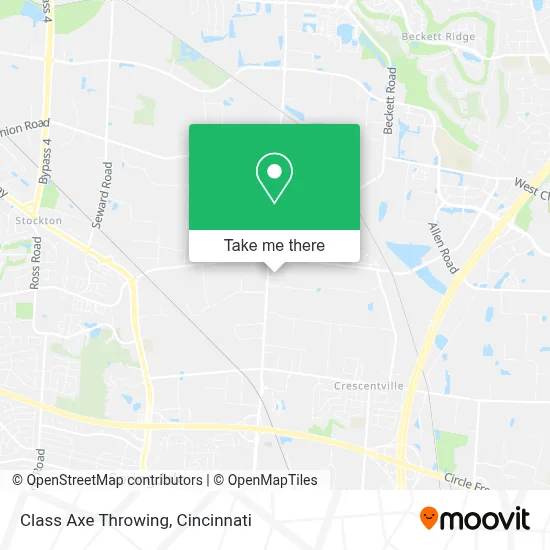 Class Axe Throwing map