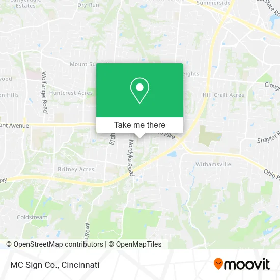 MC Sign Co. map