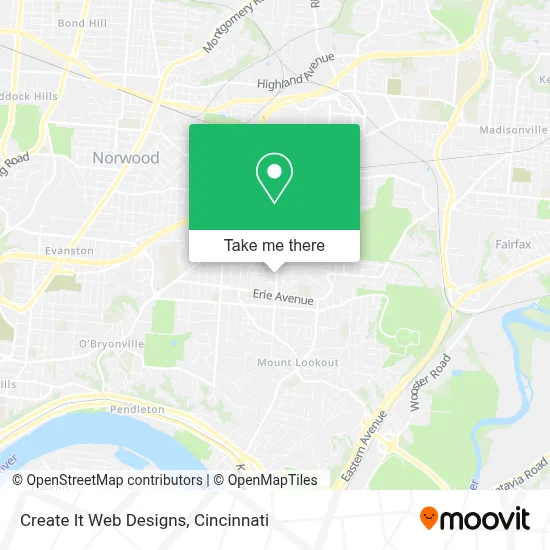 Create It Web Designs map