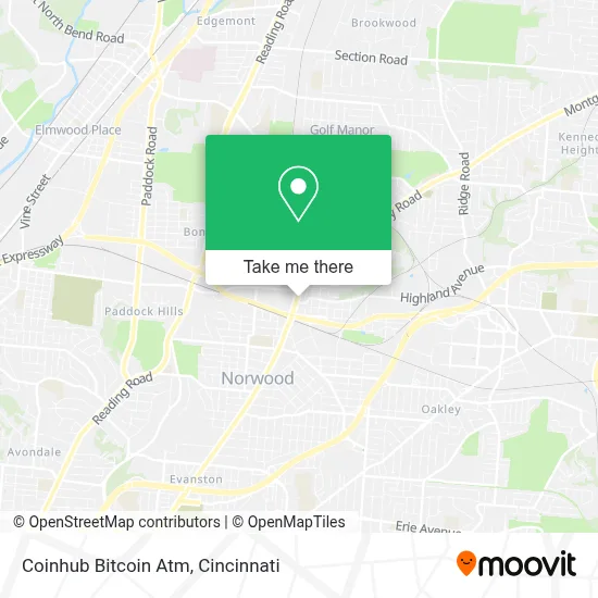 Coinhub Bitcoin Atm map