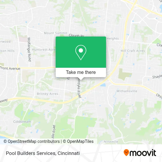 Pool Builders Services map