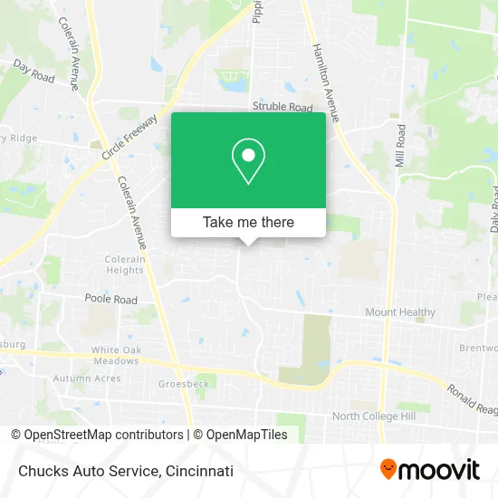 Chucks Auto Service map