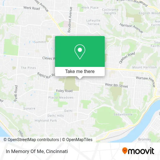 In Memory Of Me map