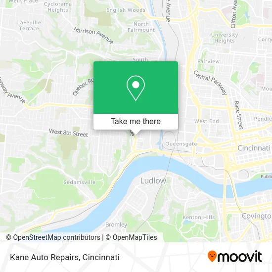 Kane Auto Repairs map
