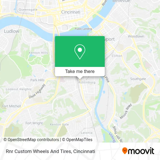Rnr Custom Wheels And Tires map