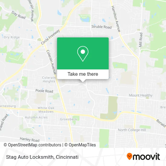 Stag Auto Locksmith map