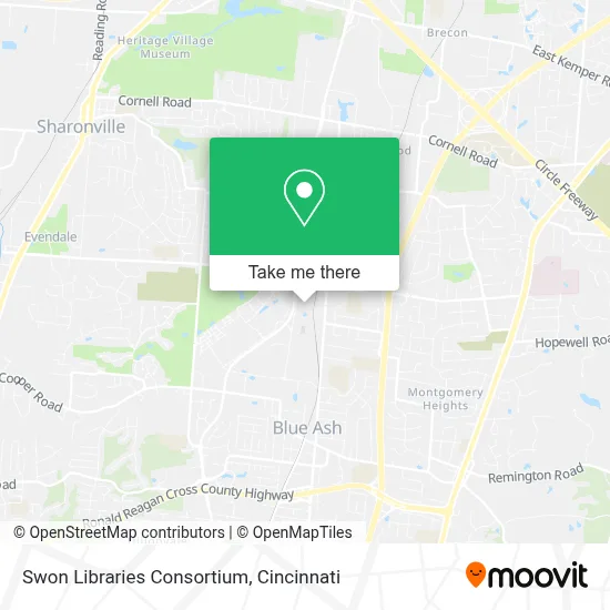 Swon Libraries Consortium map