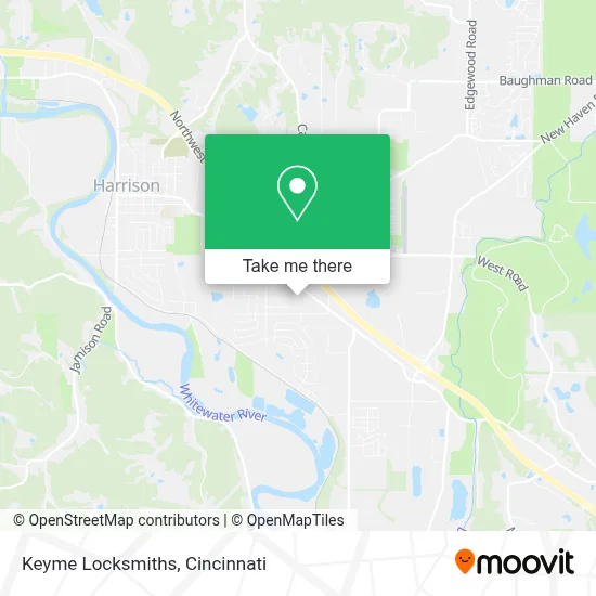 Keyme Locksmiths map