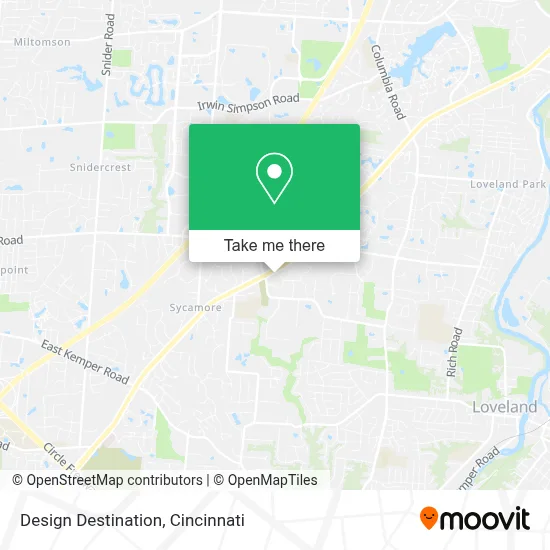Design Destination map