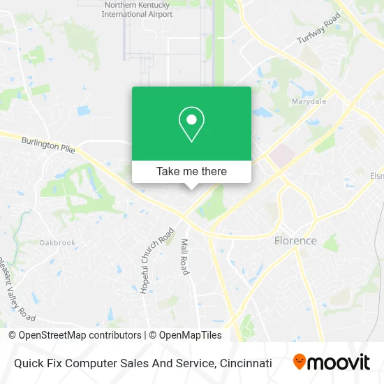Quick Fix Computer Sales And Service map