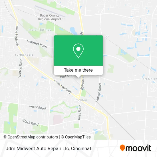 Jdm Midwest Auto Repair Llc map