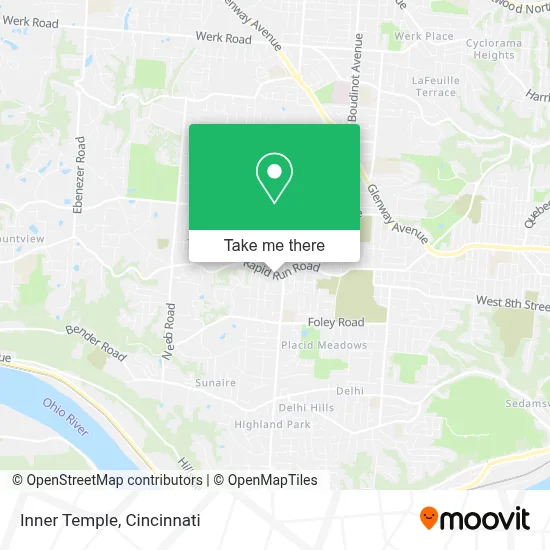 Inner Temple map