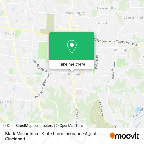 Mark Miklautsch - State Farm Insurance Agent map