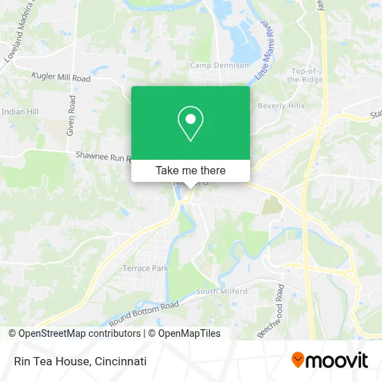 Rin Tea House map