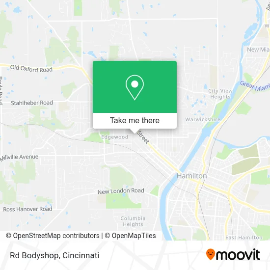 Rd Bodyshop map