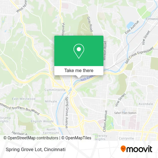 Spring Grove Lot map