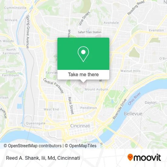 Reed A. Shank, Iii, Md map