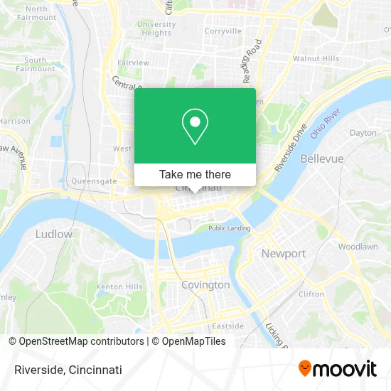 Riverside map