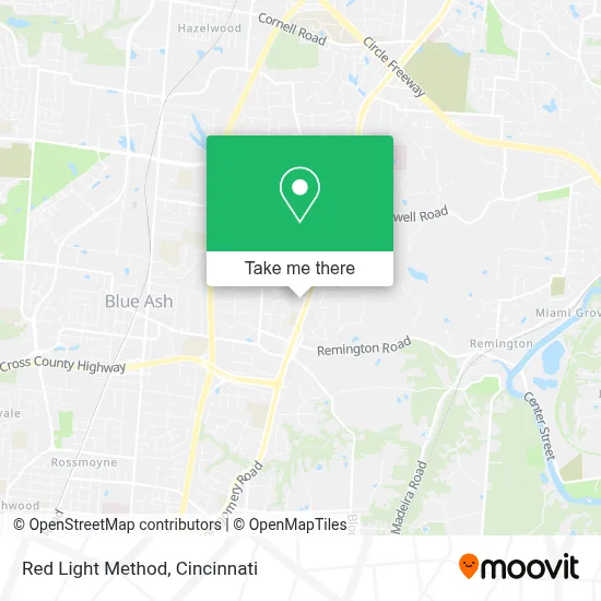 Red Light Method map