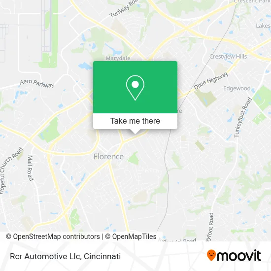 Rcr Automotive Llc map
