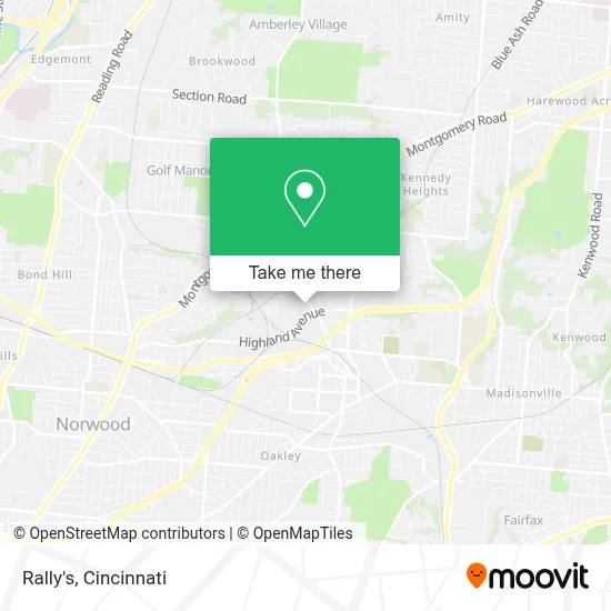 Rally's map