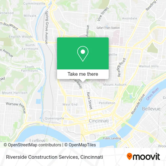 Riverside Construction Services map
