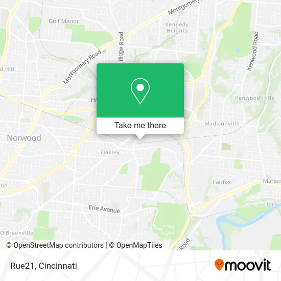 Rue21 map