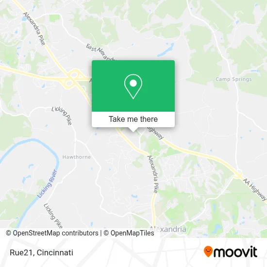 Rue21 map