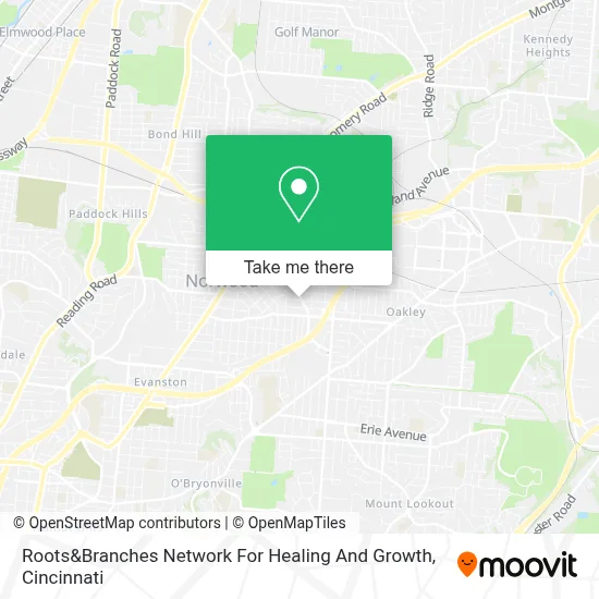 Roots&Branches Network For Healing And Growth map