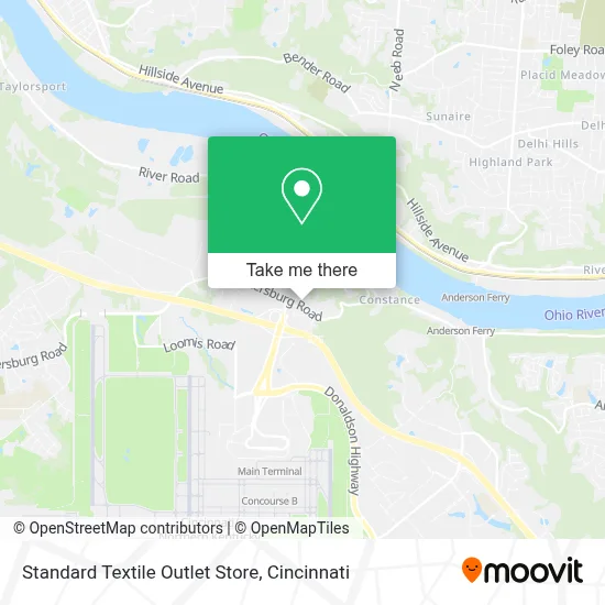Standard Textile Outlet Store map