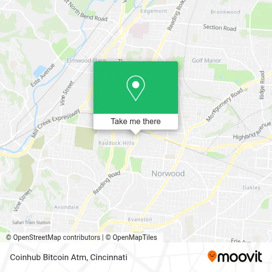 Coinhub Bitcoin Atm map