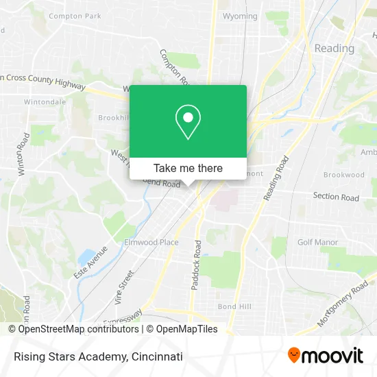 Rising Stars Academy map