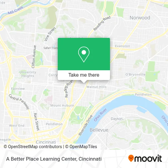A Better Place Learning Center map