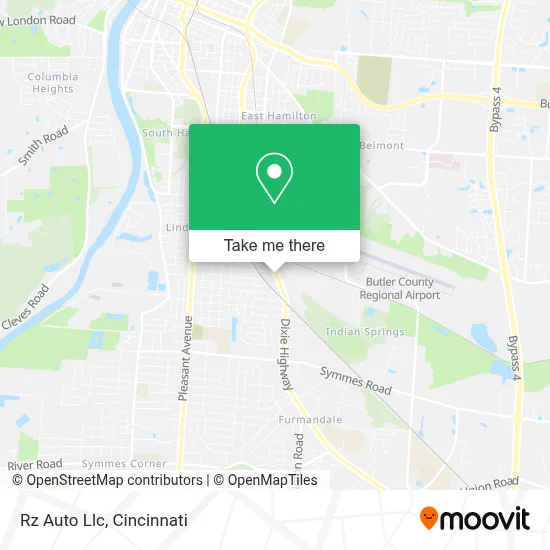 Rz Auto Llc map