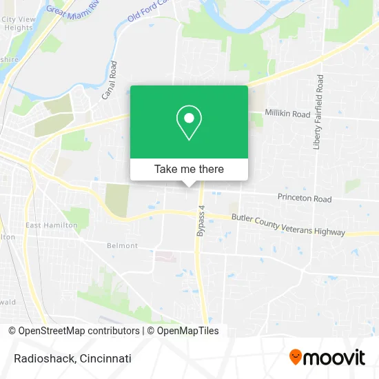 Radioshack map
