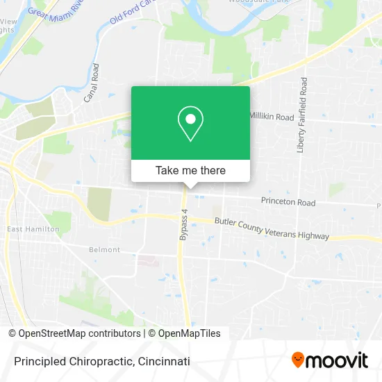 Principled Chiropractic map