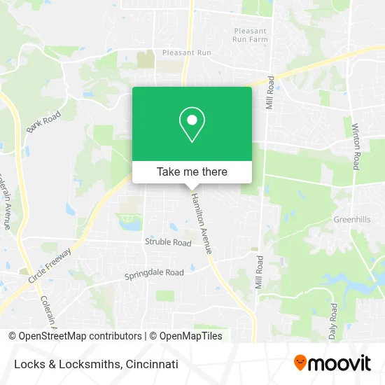 Locks & Locksmiths map