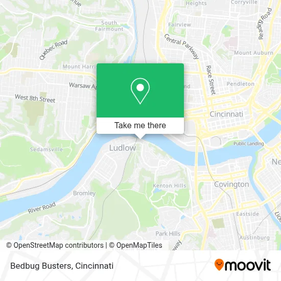 Bedbug Busters map