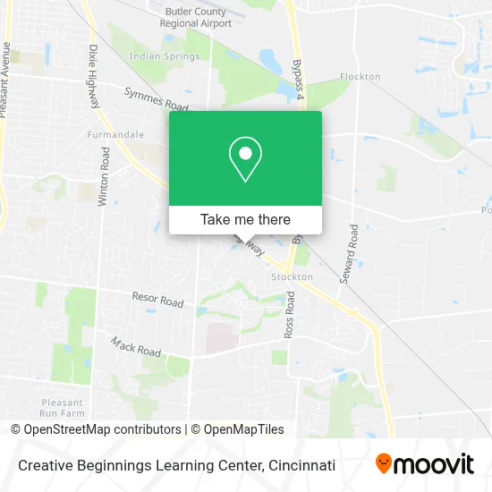 Creative Beginnings Learning Center map