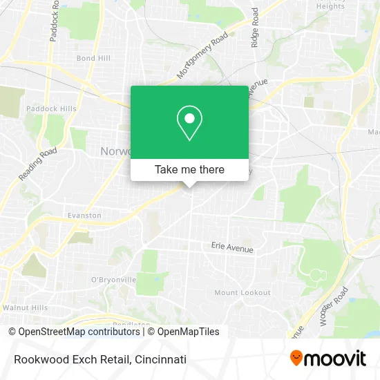 Rookwood Exch Retail map