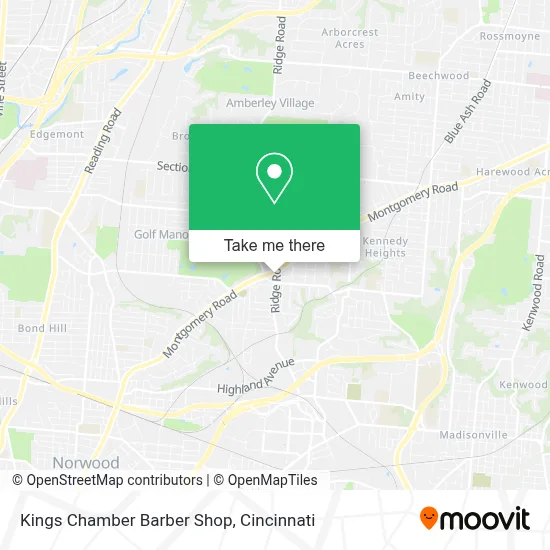 Kings Chamber Barber Shop map