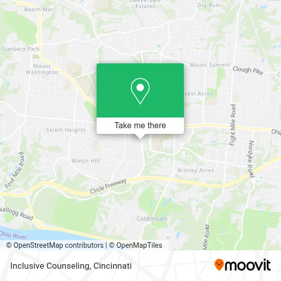 Inclusive Counseling map