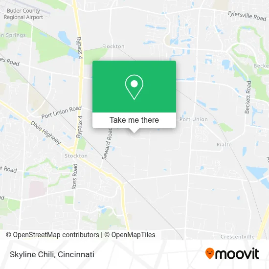 Skyline Chili map