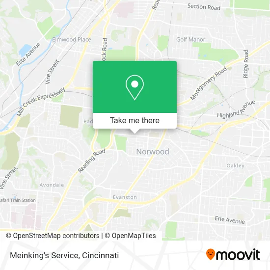Meinking's Service map
