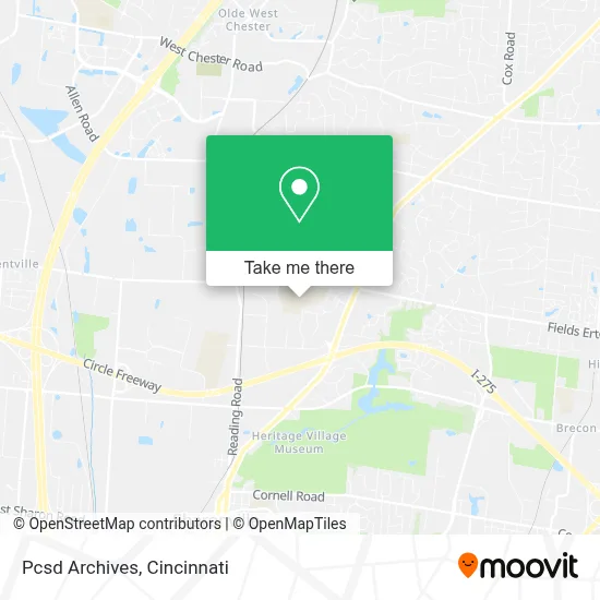 Pcsd Archives map
