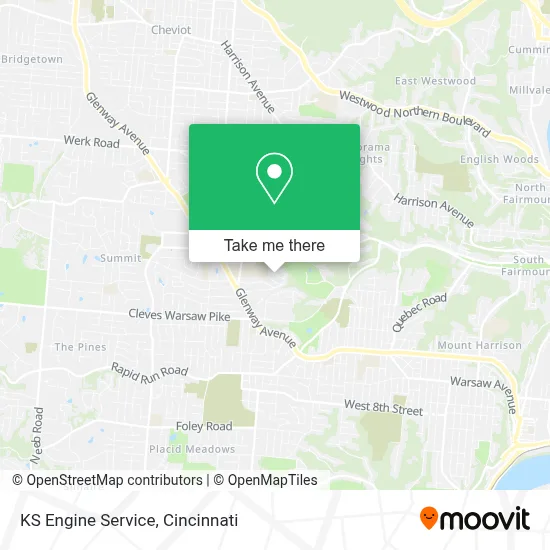 KS Engine Service map