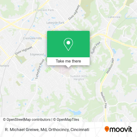 R. Michael Greiwe, Md, Orthocincy map